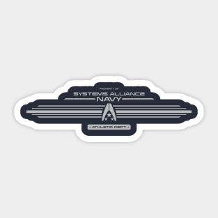 Alliance Navy Athletic Dept. [Grey] Sticker